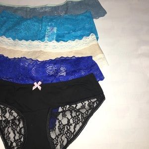 NWT 5 Victoria Secret PINK Cute Panty Bundle